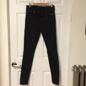High waist skinny 7 jeans